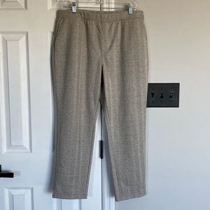 Susan Graver Straight Leg Herringbone Pants
